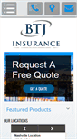 Mobile Screenshot of btjinsurance.com